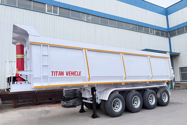 TITAN End Dump Trailer for Sale in Kenya - Самосвальный полуприцеп: фото 1 TITAN End Dump Trailer for Sale in Kenya - Самосвальный полуприцеп: фото 1