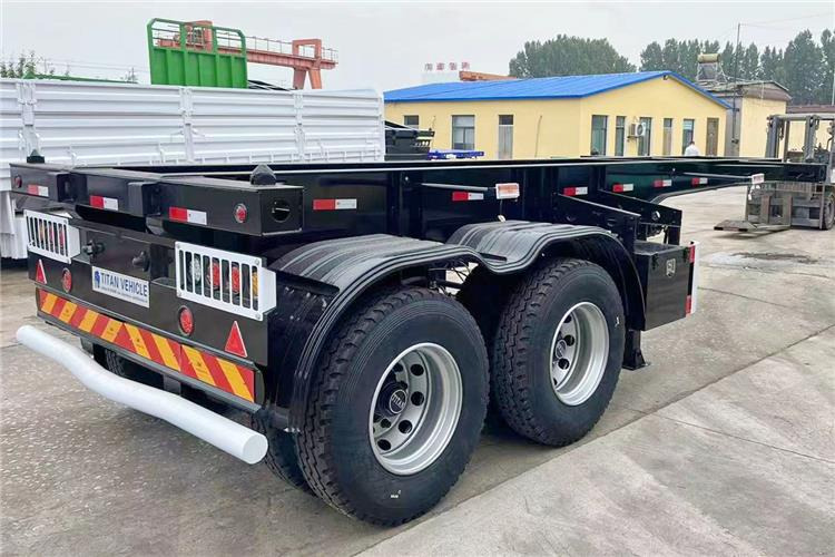 TITAN In Stock 20 ft Shipping Container Trailer for Sale In Ghana - Шасси полуприцеп: фото 3 TITAN In Stock 20 ft Shipping Container Trailer for Sale In Ghana - Шасси полуприцеп: фото 3