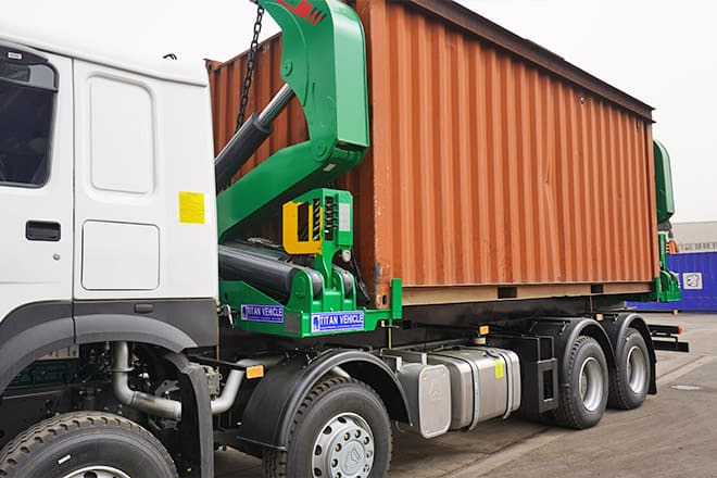 XCMG 20 Ft Side Loader Truck for Sale in Zambia - Грузовик-контейнеровоз/ Сменный кузов: фото 3 XCMG 20 Ft Side Loader Truck for Sale in Zambia - Грузовик-контейнеровоз/ Сменный кузов: фото 3