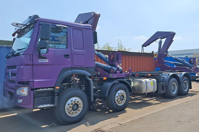 XCMG 37 Ton Container Side Lifter Truck for Sale in Kiribati - Грузовик-контейнеровоз/ Сменный кузов: фото 1 XCMG 37 Ton Container Side Lifter Truck for Sale in Kiribati - Грузовик-контейнеровоз/ Сменный кузов: фото 1