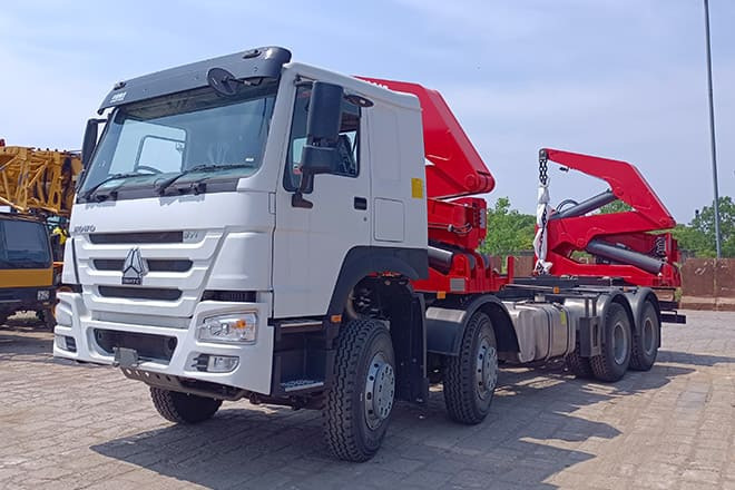 XCMG XCMG Side Loader Truck Container for Sale in Barbados - Грузовик-контейнеровоз/ Сменный кузов: фото 2 XCMG XCMG Side Loader Truck Container for Sale in Barbados - Грузовик-контейнеровоз/ Сменный кузов: фото 2
