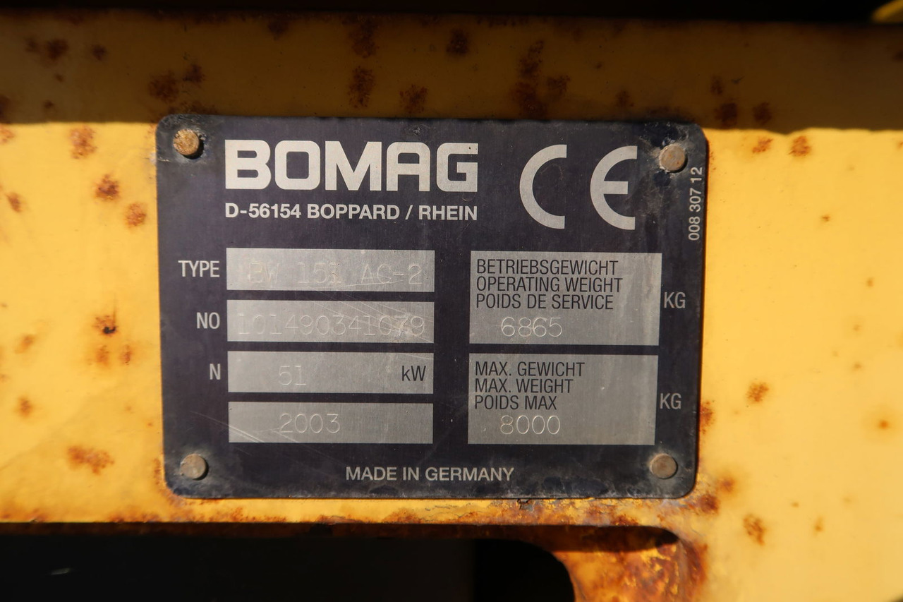 Комбинированный каток Bomag BW 151 AC-2: фото 8