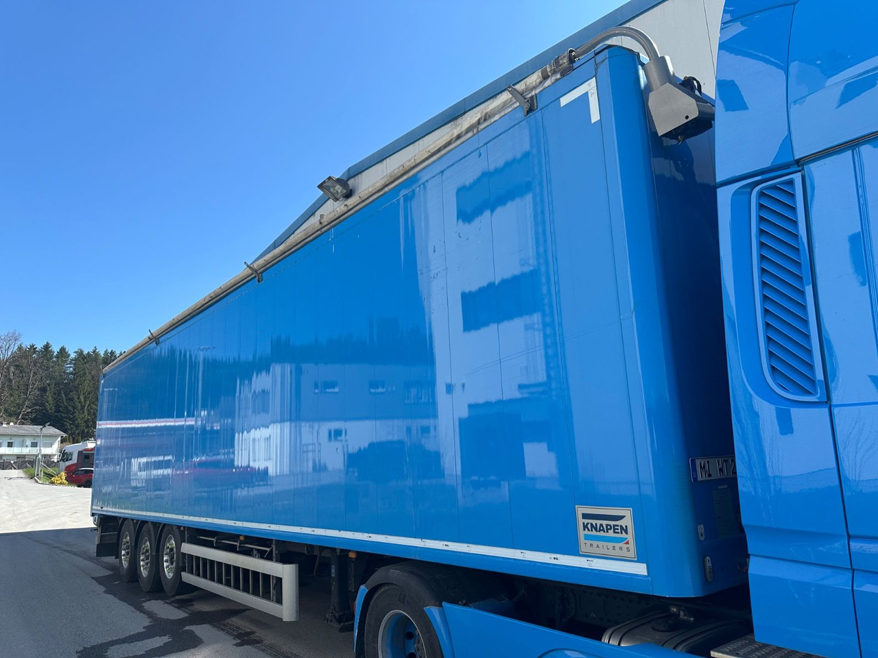 Knapen ALU LIFT E-Verdeck Müllplane - Полуприцеп с подвижным полом: фото 2 Knapen ALU LIFT E-Verdeck Müllplane - Полуприцеп с подвижным полом: фото 2