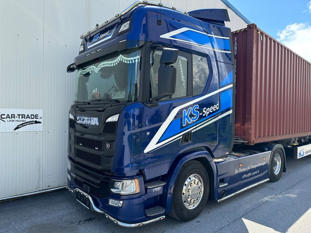 Scania 500R Vollluft Alu Leder LED Hyd. - Тягач: фото 1 Scania 500R Vollluft Alu Leder LED Hyd. - Тягач: фото 1