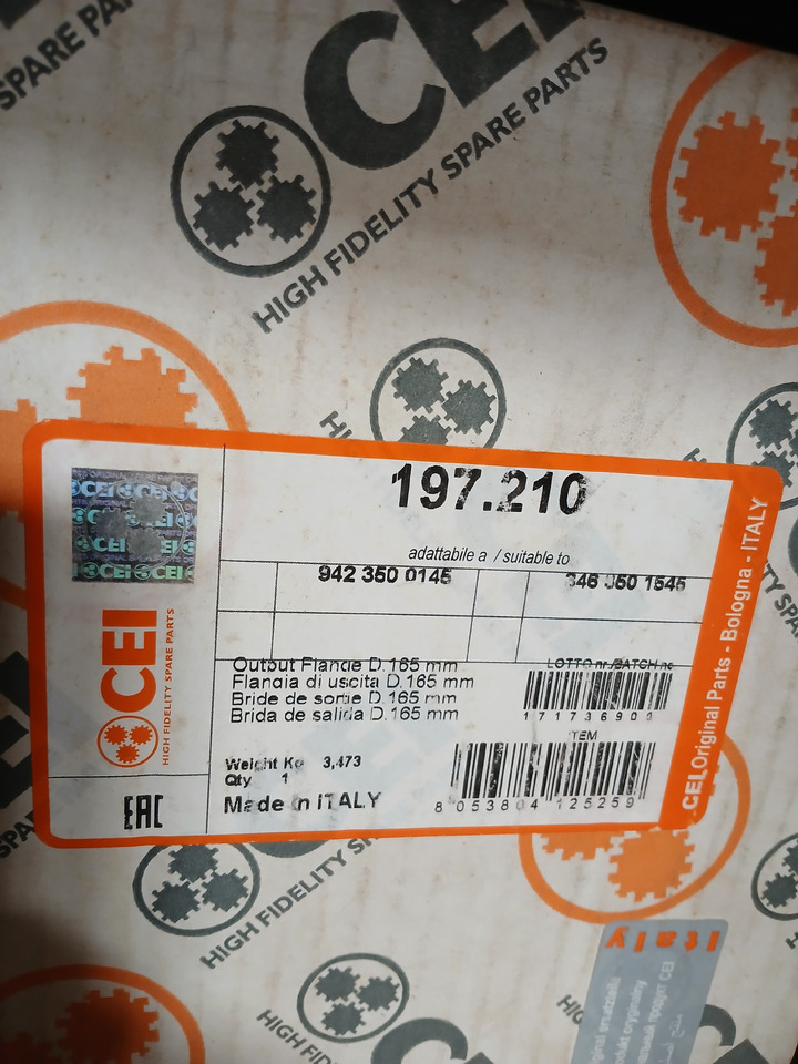 CEI Flange 197210 - Трансмиссия для Грузовиков: фото 2 CEI Flange 197210 - Трансмиссия для Грузовиков: фото 2