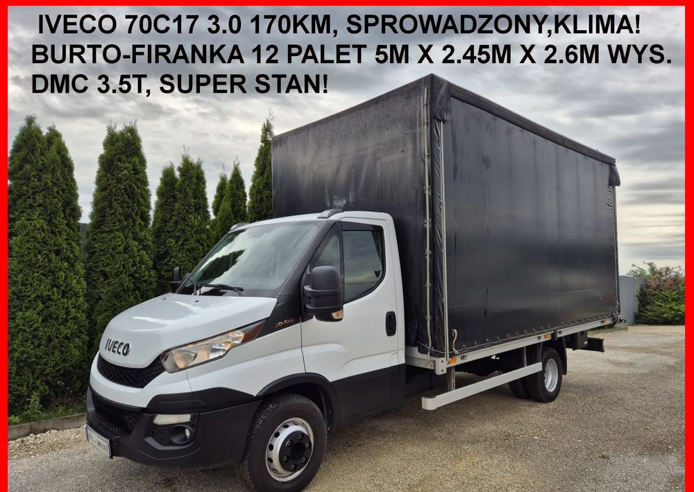 Iveco 70C17 3.0 170KM Skrzyniowy - Тентованный фургон: фото 2 Iveco 70C17 3.0 170KM Skrzyniowy - Тентованный фургон: фото 2