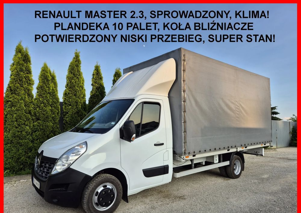 Малотоннажный бортовой грузовик Renault Master 2.3 Plandeka 10 palet Bliźniaki: фото 20