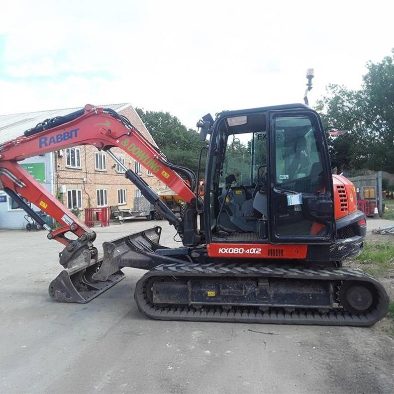 Kubota KX080-4a2 - Мини-экскаватор: фото 2 Kubota KX080-4a2 - Мини-экскаватор: фото 2