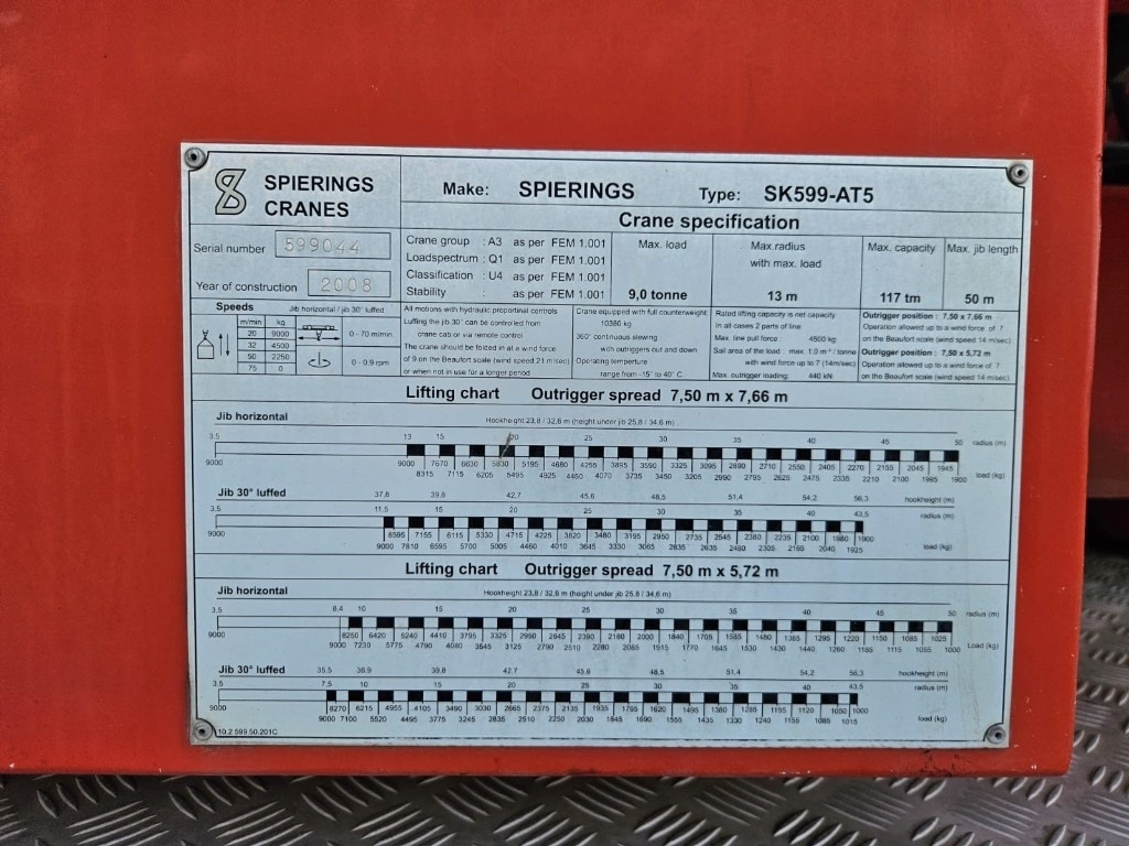 Spierings AT5 - 599  - Быстромонтируемый башенный кран: фото 4 Spierings AT5 - 599  - Быстромонтируемый башенный кран: фото 4