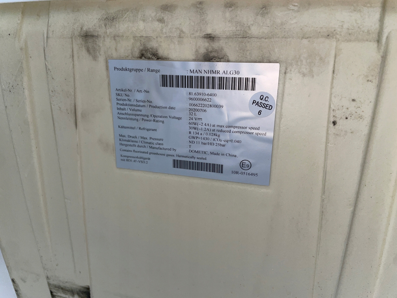 LODÓWKA CHŁODZIARKA MAN TGS TGL TGM 3 TGS3 EURO 6 81639106400 - Кабина и интерьер для Грузовиков: фото 4 LODÓWKA CHŁODZIARKA MAN TGS TGL TGM 3 TGS3 EURO 6 81639106400 - Кабина и интерьер для Грузовиков: фото 4