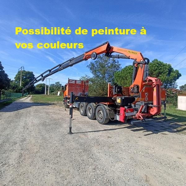 Scania P 410 - Грузовик бортовой/ Платформа, Автоманипулятор: фото 1 Scania P 410 - Грузовик бортовой/ Платформа, Автоманипулятор: фото 1