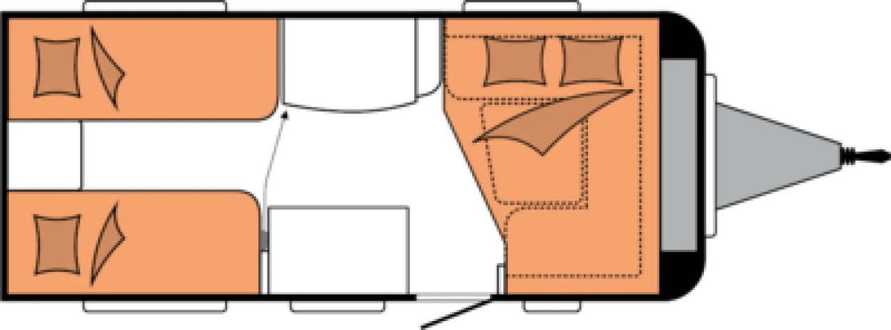Wohnwagen Hobby De Luxe 460 LU - Прицеп дача: фото 3 Wohnwagen Hobby De Luxe 460 LU - Прицеп дача: фото 3