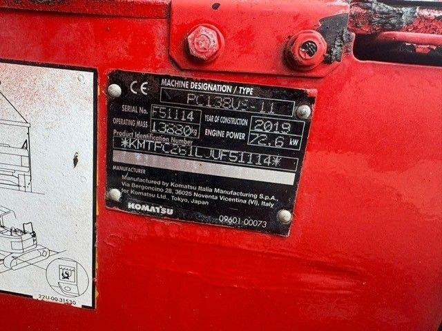 Komatsu 138US-11 - Гусеничный экскаватор: фото 5 Komatsu 138US-11 - Гусеничный экскаватор: фото 5