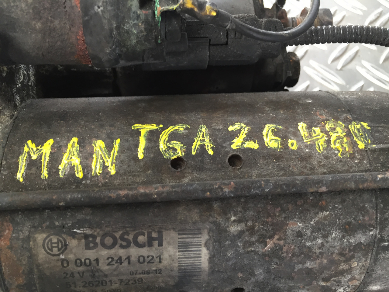 Gebrauchter Anlasser MAN TGA 26 480, Motor Typ D 2876 LF 12, Artikel Nr. : 51.26201 - 7239 - Стартер для Грузовиков: фото 4 Gebrauchter Anlasser MAN TGA 26 480, Motor Typ D 2876 LF 12, Artikel Nr. : 51.26201 - 7239 - Стартер для Грузовиков: фото 4