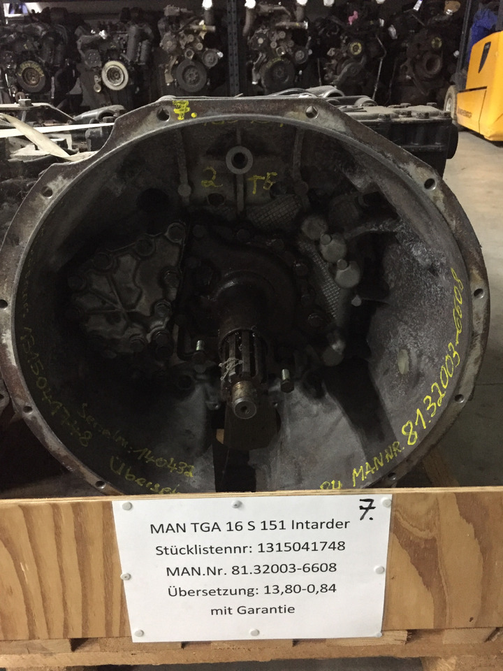 Gebrauchtes Getriebe MAN TGA, Typ : 16S 151, Artikel - Nr. : 81.32003 - 6608 - Коробка передач для Грузовиков: фото 1 Gebrauchtes Getriebe MAN TGA, Typ : 16S 151, Artikel - Nr. : 81.32003 - 6608 - Коробка передач для Грузовиков: фото 1