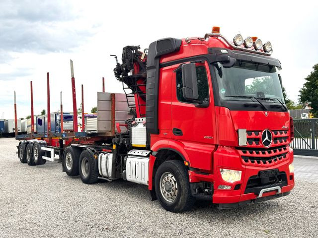 Mercedes-Benz 2651*6x2/4x4*HAD*PALFINGER-KRAN*KOMPLETTZUG*LENK - Тягач, Полуприцеп лесовоз: фото 1 Mercedes-Benz 2651*6x2/4x4*HAD*PALFINGER-KRAN*KOMPLETTZUG*LENK - Тягач, Полуприцеп лесовоз: фото 1