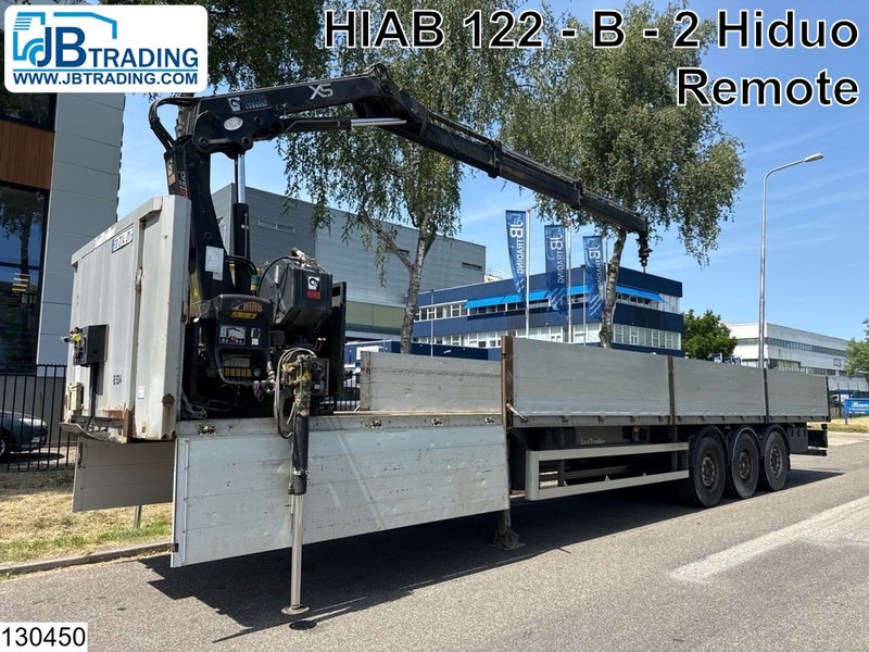 Lecitrailer open laadbak HIAB, Remote - Полуприцеп бортовой/ Платформа: фото 1 Lecitrailer open laadbak HIAB, Remote - Полуприцеп бортовой/ Платформа: фото 1