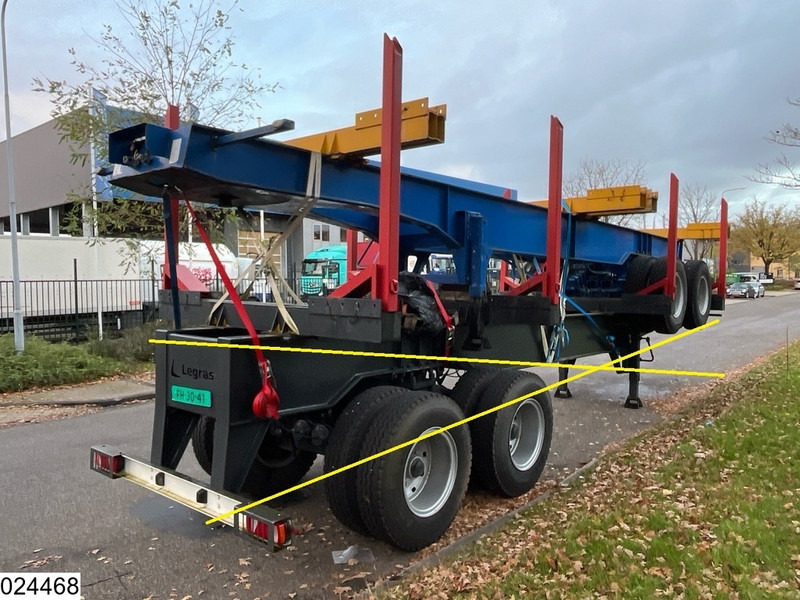 Legras Openlaadbak Wood transport, Steel suspension - Полуприцеп лесовоз: фото 2 Legras Openlaadbak Wood transport, Steel suspension - Полуприцеп лесовоз: фото 2