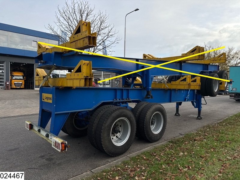 Legras Openlaadbak Wood transport, Steel suspension - Полуприцеп лесовоз: фото 2 Legras Openlaadbak Wood transport, Steel suspension - Полуприцеп лесовоз: фото 2