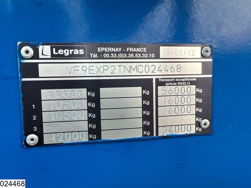 Legras Openlaadbak Wood transport, Steel suspension - Полуприцеп лесовоз: фото 3 Legras Openlaadbak Wood transport, Steel suspension - Полуприцеп лесовоз: фото 3