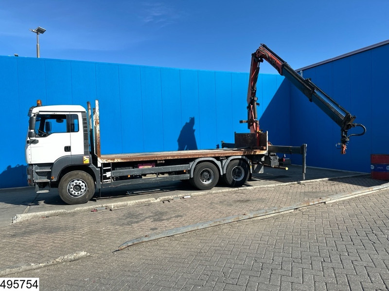 Грузовик бортовой/ Платформа, Автоманипулятор MAN TGA 26 360 6X4, Manual, Steel suspension, Palfinger: фото 14