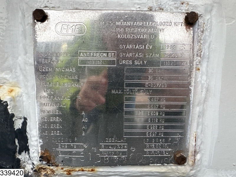 Грузовик-цистерна Mercedes-Benz 1824 13018 litres, LPG GPL, Gas tank, Leaf suspension: фото 11 Грузовик-цистерна Mercedes-Benz 1824 13018 litres, LPG GPL, Gas tank, Leaf suspension: фото 11