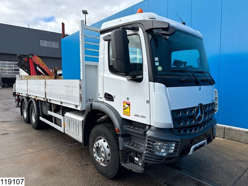 Mercedes-Benz Arocs 2636 6x4, EURO 6, Palfinger, Leaf suspension - Грузовик бортовой/ Платформа, Автоманипулятор: фото 3 Mercedes-Benz Arocs 2636 6x4, EURO 6, Palfinger, Leaf suspension - Грузовик бортовой/ Платформа, Автоманипулятор: фото 3