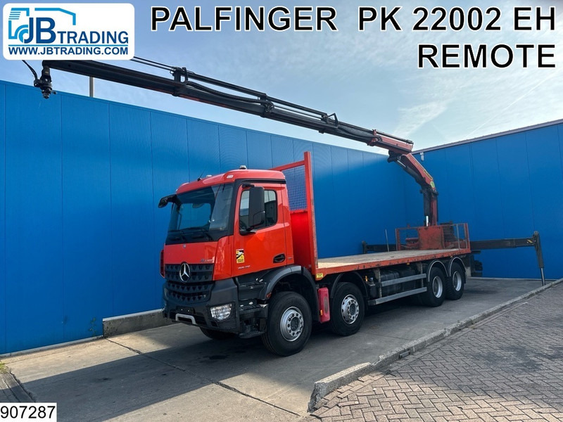 Mercedes-Benz Arocs 3240 8X4, EURO 6, Steel suspension, Palfinger - Грузовик бортовой/ Платформа, Автоманипулятор: фото 1 Mercedes-Benz Arocs 3240 8X4, EURO 6, Steel suspension, Palfinger - Грузовик бортовой/ Платформа, Автоманипулятор: фото 1