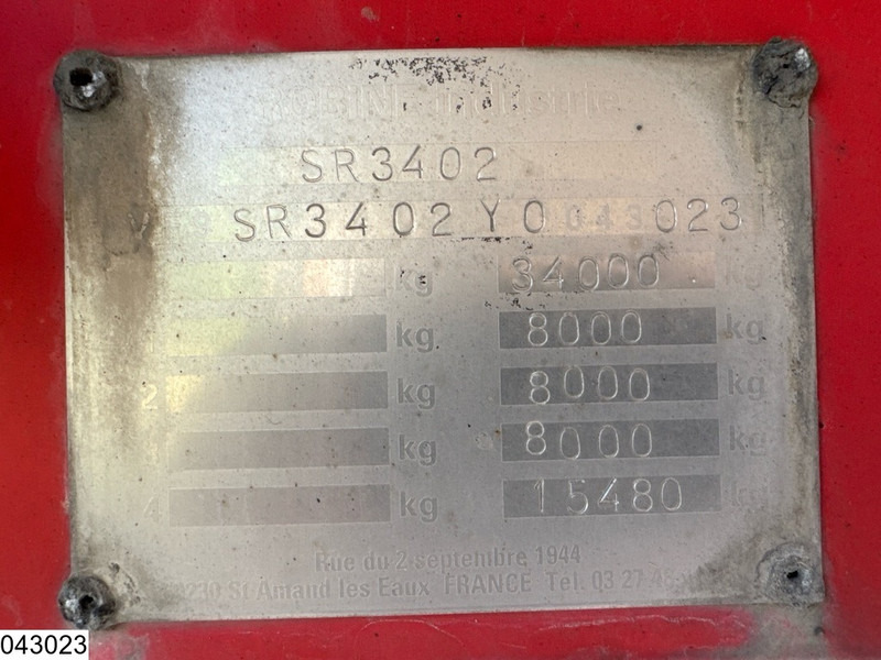ROBINE Gas 51056 liter, LPG GPL Butane gas, 1 Comp - Полуприцеп-цистерна: фото 4 ROBINE Gas 51056 liter, LPG GPL Butane gas, 1 Comp - Полуприцеп-цистерна: фото 4