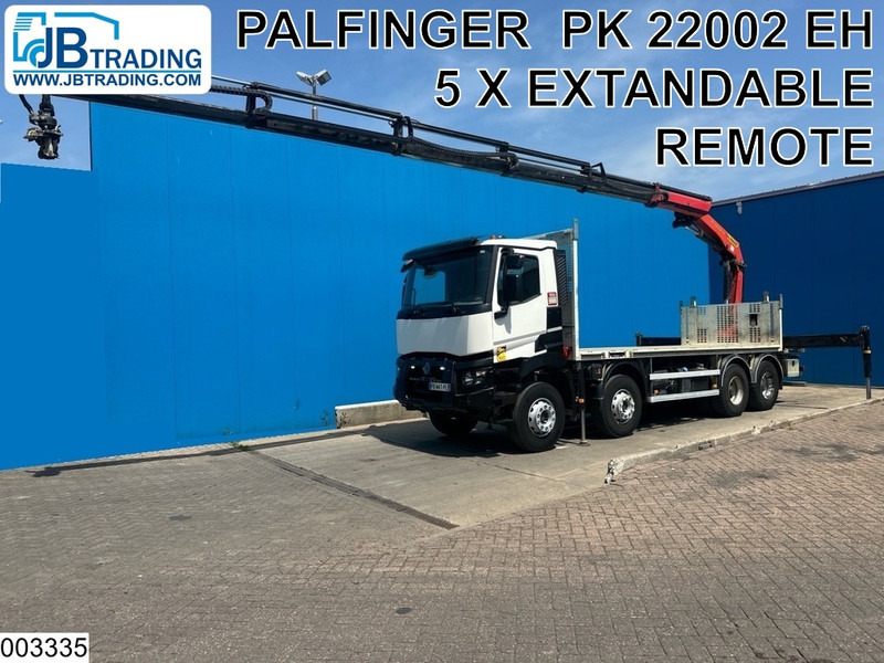 Renault C 430 8X4, EURO 6, Steel suspension, Palfinger - Грузовик бортовой/ Платформа, Автоманипулятор: фото 1 Renault C 430 8X4, EURO 6, Steel suspension, Palfinger - Грузовик бортовой/ Платформа, Автоманипулятор: фото 1