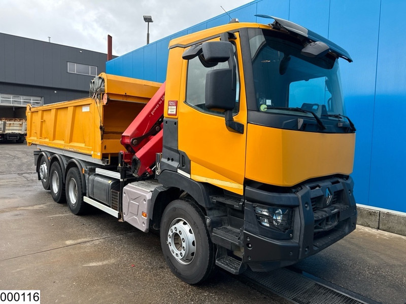 Renault C 430 8x4, EURO 6, HMF, Garnier - Самосвал, Автоманипулятор: фото 3 Renault C 430 8x4, EURO 6, HMF, Garnier - Самосвал, Автоманипулятор: фото 3