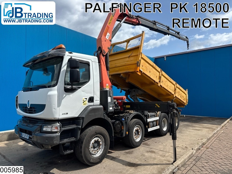 Renault Kerax 450 Dxi 8X4, Manual, Steel suspension, Retarder - Самосвал, Автоманипулятор: фото 1 Renault Kerax 450 Dxi 8X4, Manual, Steel suspension, Retarder - Самосвал, Автоманипулятор: фото 1