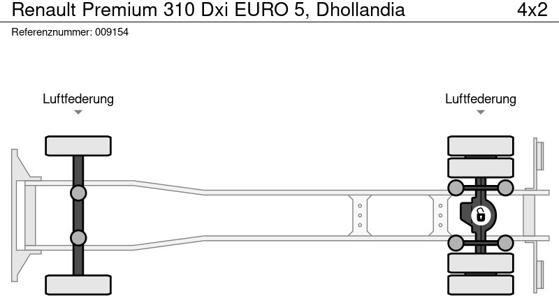 Тентованный грузовик Renault Premium 310 Dxi EURO 5, Dhollandia: фото 15 Тентованный грузовик Renault Premium 310 Dxi EURO 5, Dhollandia: фото 15