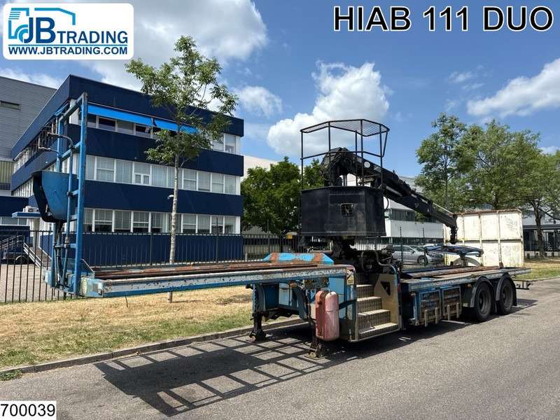 Samro open laadbak Hiab - Полуприцеп бортовой/ Платформа: фото 1 Samro open laadbak Hiab - Полуприцеп бортовой/ Платформа: фото 1
