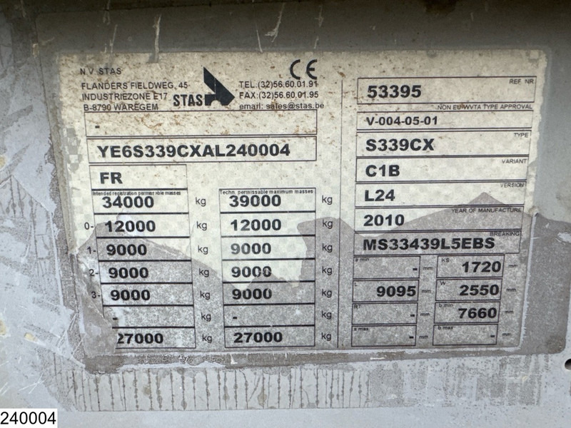 Stas kipper 23.19 m3, Lift axle - Самосвальный полуприцеп: фото 4 Stas kipper 23.19 m3, Lift axle - Самосвальный полуприцеп: фото 4