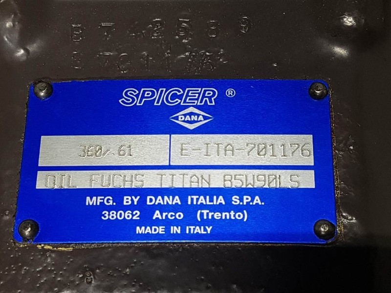 Ahlmann AZ150-4181908A-Spicer Dana 360/61-Transmission - Коробка передач и запчасти для Строительной техники: фото 5 Ahlmann AZ150-4181908A-Spicer Dana 360/61-Transmission - Коробка передач и запчасти для Строительной техники: фото 5