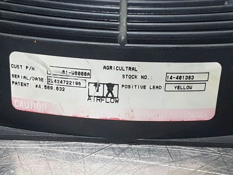 Ahlmann AZ210E-Spal 12VDC-Fan/Lüfter/Ventilator - Электрическая система для Строительной техники: фото 4 Ahlmann AZ210E-Spal 12VDC-Fan/Lüfter/Ventilator - Электрическая система для Строительной техники: фото 4