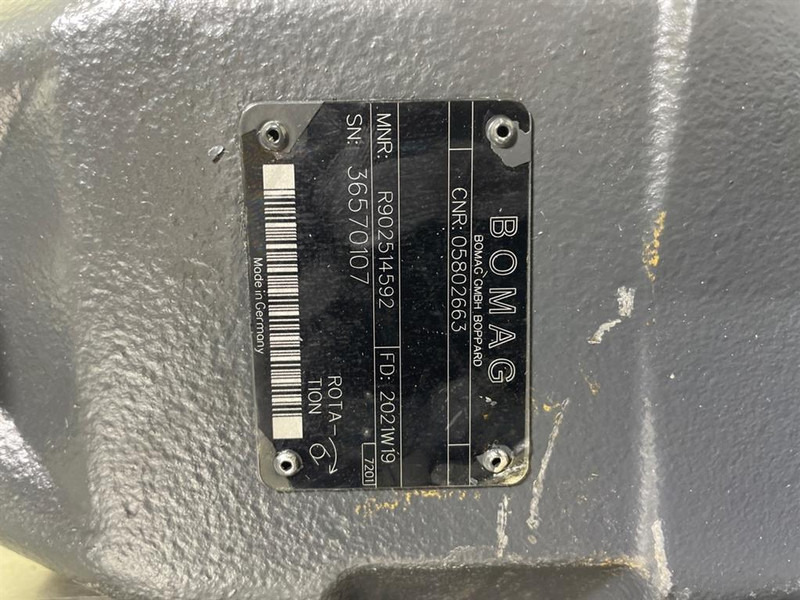 Новый Гидравлика для Строительной техники Bomag 05802663-Rexroth A10VO45-Load sensing pump: фото 8 Новый Гидравлика для Строительной техники Bomag 05802663-Rexroth A10VO45-Load sensing pump: фото 8