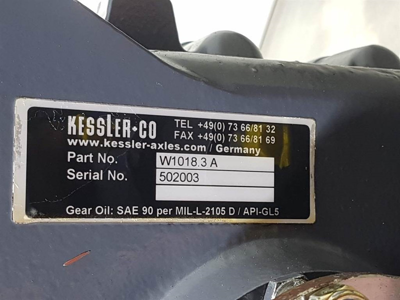 Коробка передач и запчасти для Строительной техники Fuchs MHL320-5435661164-Kessler+CO W1018.3A-Transmission: фото 6