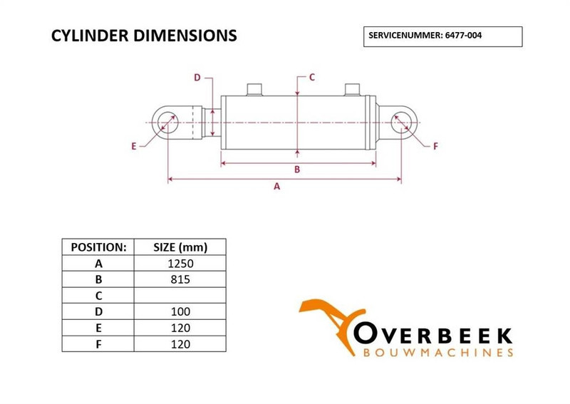 Komatsu WA470/480 - Cylinder/Zylinder/Cilinder - Гидравлика для Строительной техники: фото 4 Komatsu WA470/480 - Cylinder/Zylinder/Cilinder - Гидравлика для Строительной техники: фото 4