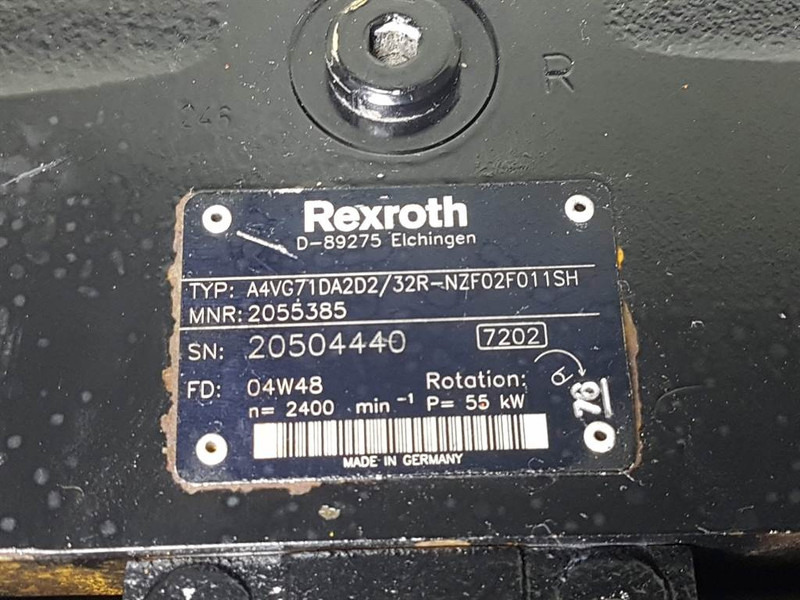 Rexroth A4VG71DA2D2/32R-R902055385-Drive pump/Fahrpumpe - Гидравлика для Строительной техники: фото 4 Rexroth A4VG71DA2D2/32R-R902055385-Drive pump/Fahrpumpe - Гидравлика для Строительной техники: фото 4