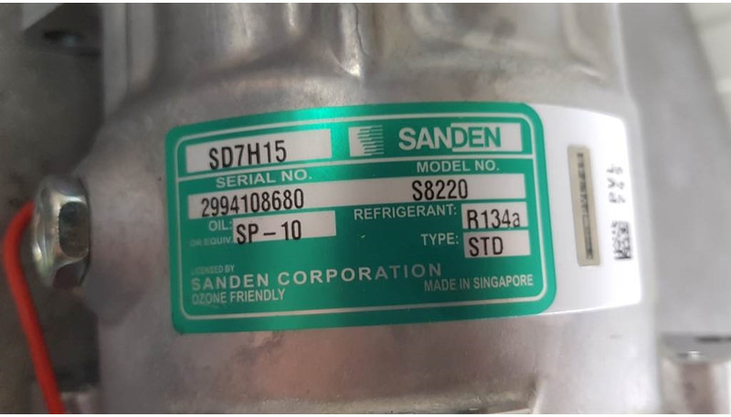 SANDEN SD7H15-S8220-Compressor/Kompressor/Aircopom - Компрессор кондиционера для Строительной техники: фото 3 SANDEN SD7H15-S8220-Compressor/Kompressor/Aircopom - Компрессор кондиционера для Строительной техники: фото 3