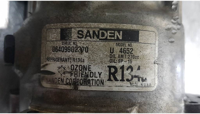 SANDEN U4652 - Compressor/Kompressor/Aircopomp - Компрессор кондиционера для Строительной техники: фото 3 SANDEN U4652 - Compressor/Kompressor/Aircopomp - Компрессор кондиционера для Строительной техники: фото 3