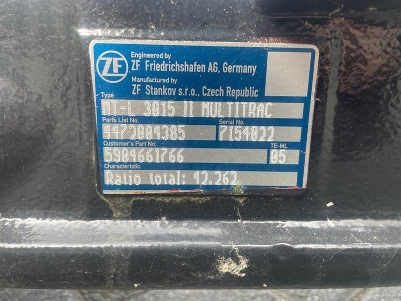 Yanmar V7-5904661766-ZF MT-L3015II-Axle/Achse/As - Ось и запчасти для Строительной техники: фото 5 Yanmar V7-5904661766-ZF MT-L3015II-Axle/Achse/As - Ось и запчасти для Строительной техники: фото 5