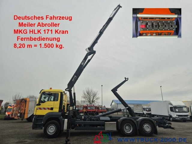MAN TGS 26.320 Meiller RK 2070+ Kran MKG HLK 177+FB - Крюковой мультилифт, Автоманипулятор: фото 1 MAN TGS 26.320 Meiller RK 2070+ Kran MKG HLK 177+FB - Крюковой мультилифт, Автоманипулятор: фото 1