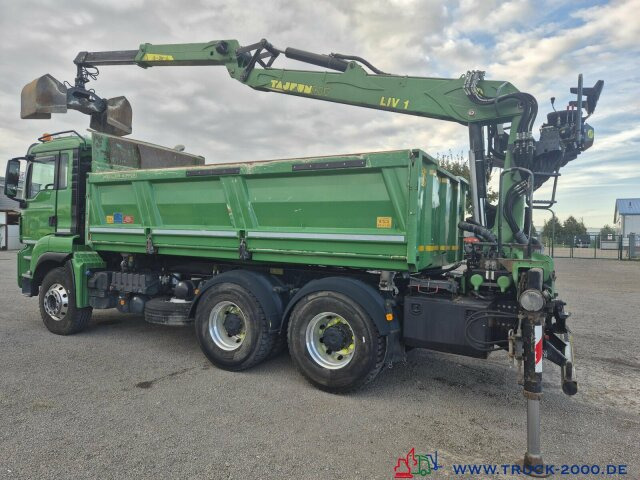 Самосвал, Автоманипулятор MAN TGS 26.500 6x4 Meiller + Kran + Bordmatik 137TKM: фото 12