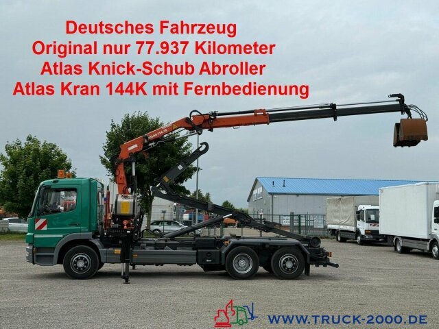 Mercedes-Benz 2024 Atlas Abroller Atlas Kran FB Nur77.937 KM - Крюковой мультилифт, Автоманипулятор: фото 1 Mercedes-Benz 2024 Atlas Abroller Atlas Kran FB Nur77.937 KM - Крюковой мультилифт, Автоманипулятор: фото 1