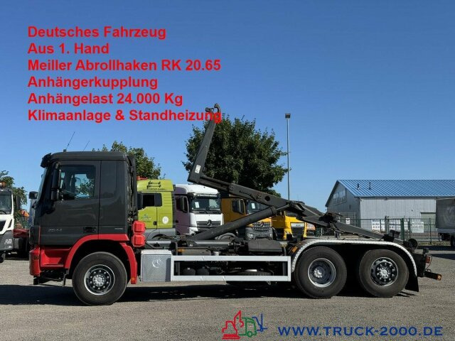 Mercedes-Benz Actros 2544 6x2 Meiller RK 20.65 AHK 24.000 Kg - Крюковой мультилифт: фото 1 Mercedes-Benz Actros 2544 6x2 Meiller RK 20.65 AHK 24.000 Kg - Крюковой мультилифт: фото 1