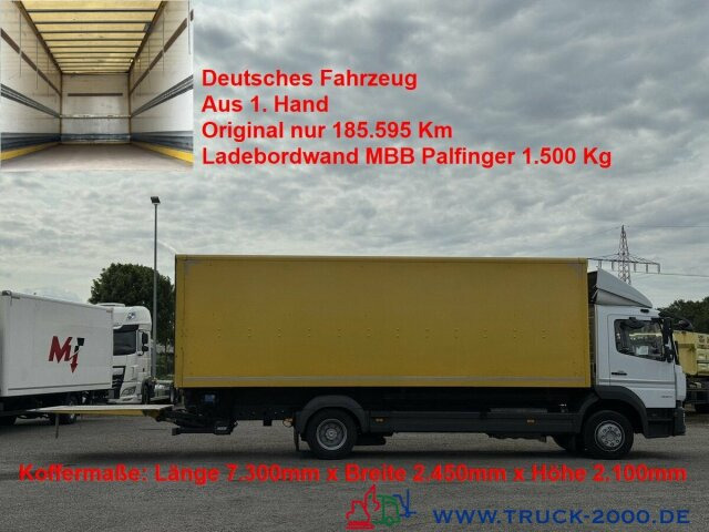 Mercedes-Benz Atego 1224 Koffer MBB Palfinger LBW 1.500KG AHK - Грузовик с закрытым кузовом: фото 1 Mercedes-Benz Atego 1224 Koffer MBB Palfinger LBW 1.500KG AHK - Грузовик с закрытым кузовом: фото 1