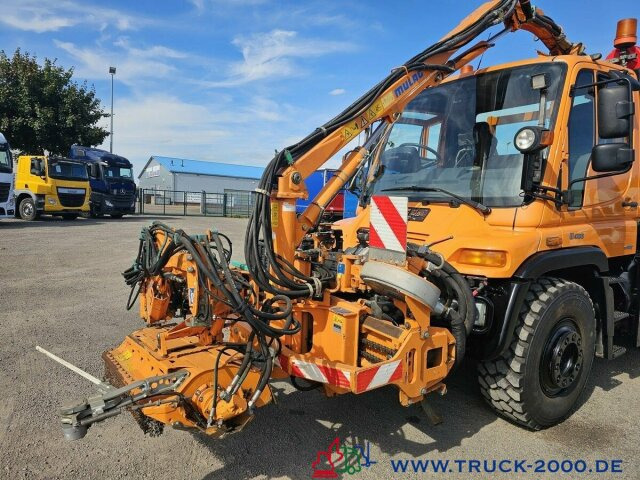 Unimog U 400 Vario Pilot Mähtür + Mulag Mähkombination - Самосвал: фото 4 Unimog U 400 Vario Pilot Mähtür + Mulag Mähkombination - Самосвал: фото 4